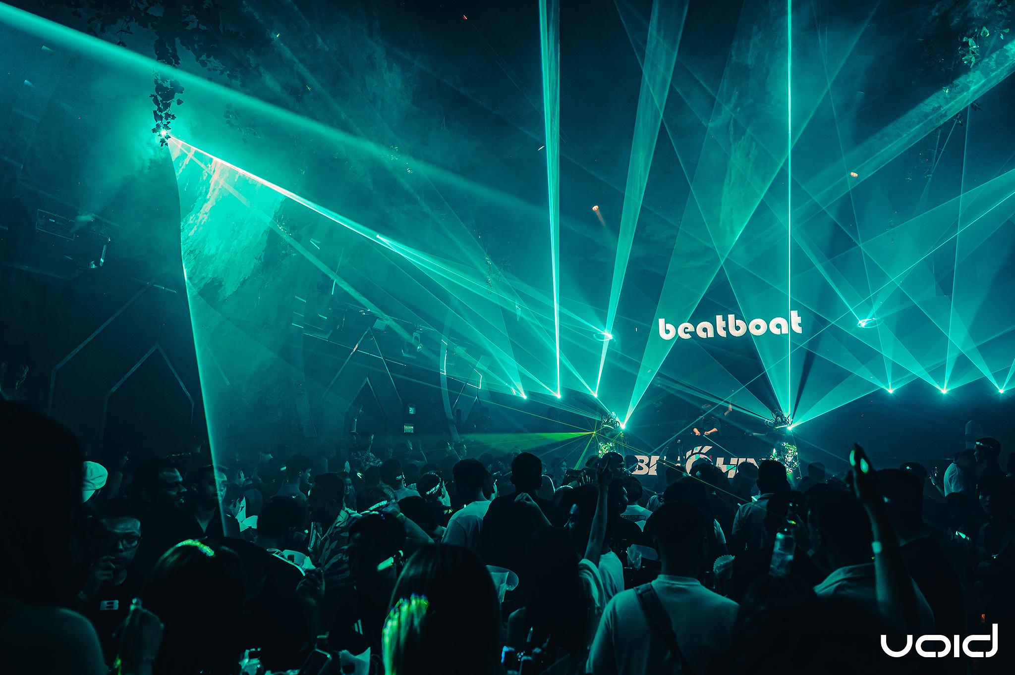 VOID Club resident DJ background