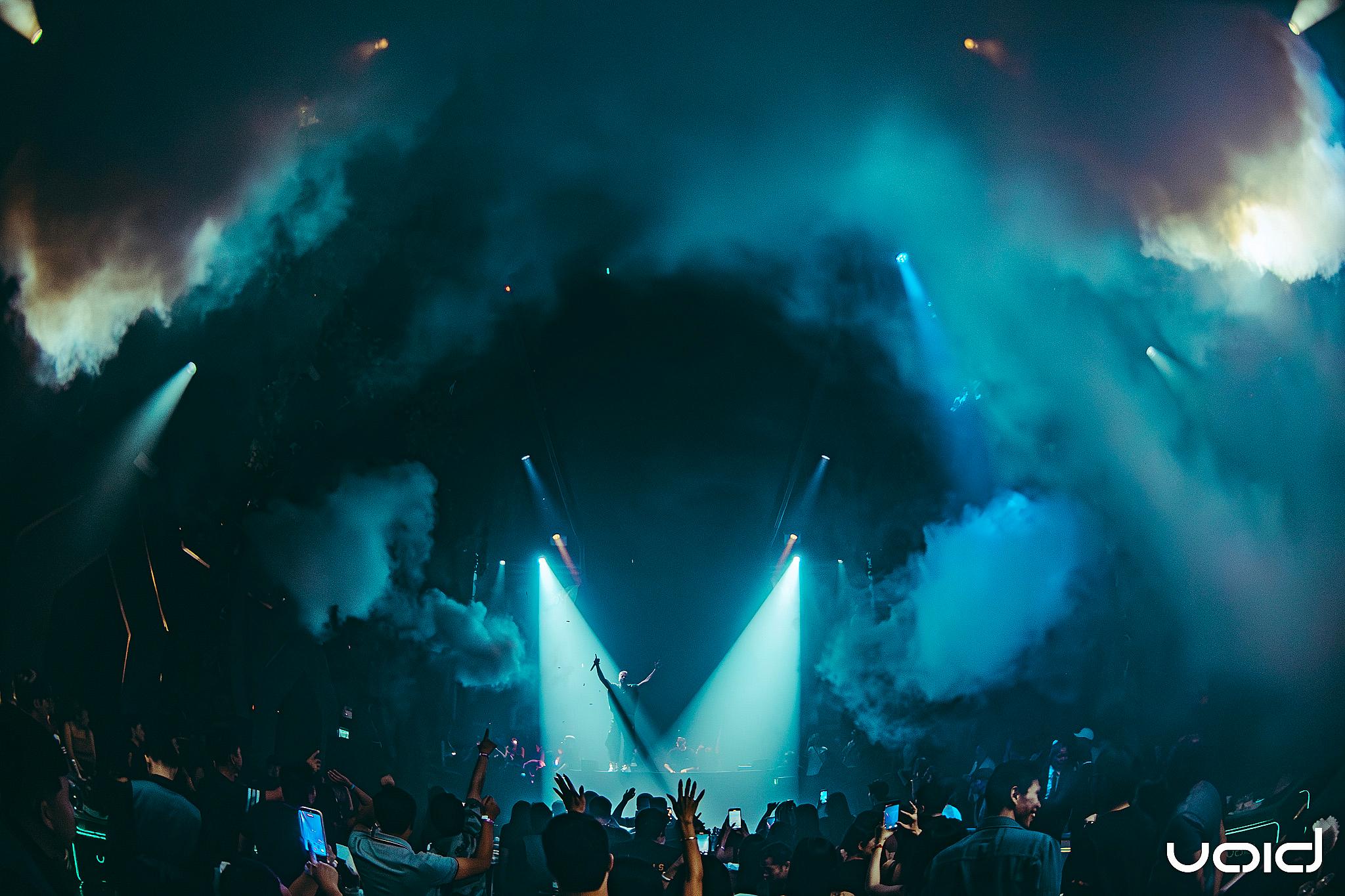 VOID Club floor plan background