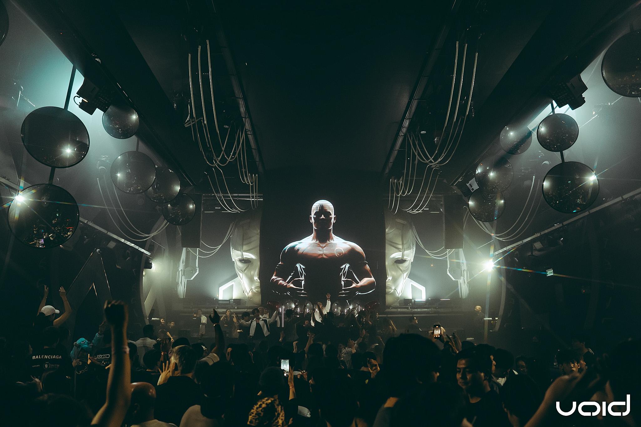 VOID Club resident DJ background